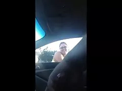 Un pompino sciatto profondo dal mio cugino vecchie maialone francese all'interno dell'auto
